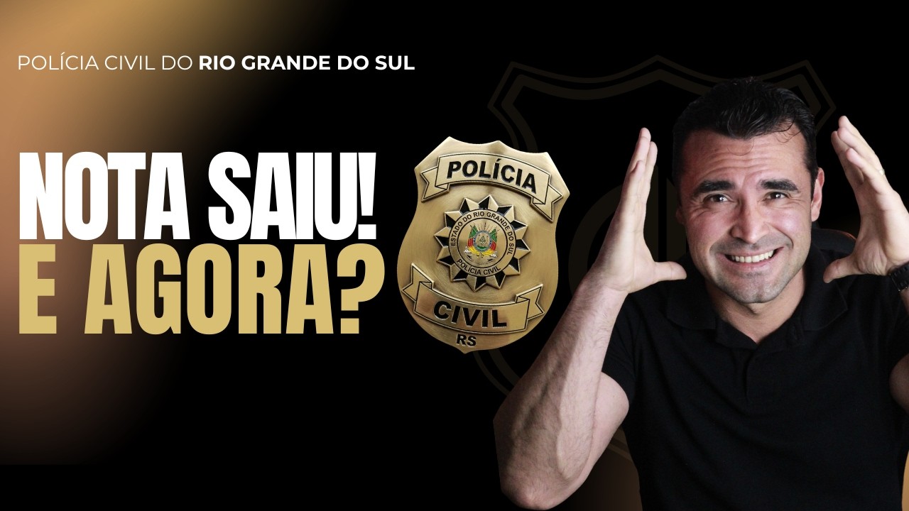 🚨 NOTA PRELIMINAR PCRS: Fui Reprovado? O que fazer AGORA!