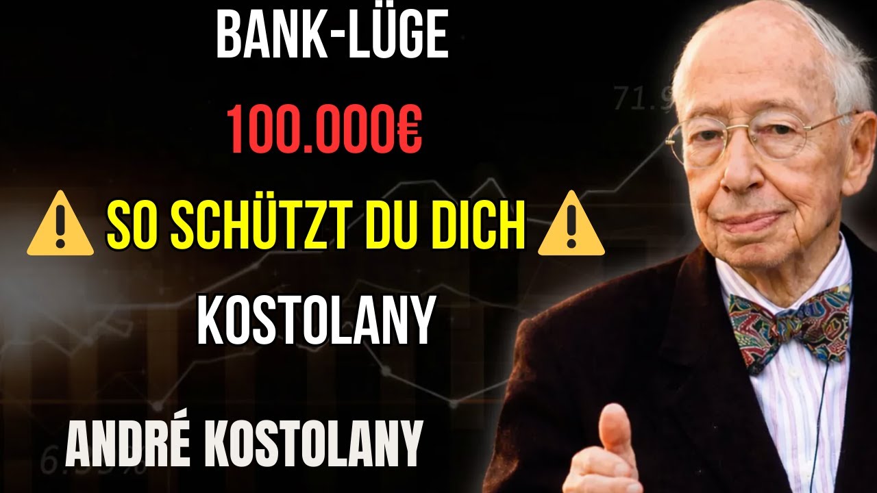 Diese Banklüge kostet Sie 100.000€ | Kostolany warnte davor