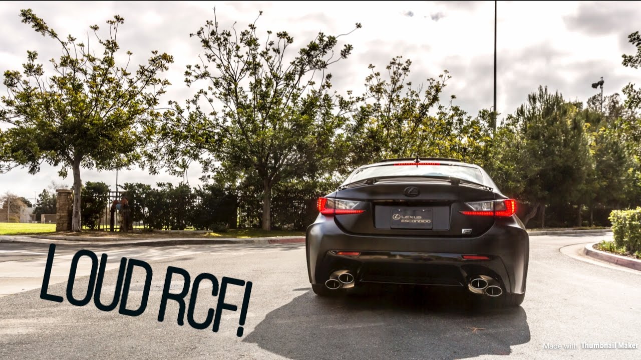 Lexus RCF Meistershaft Gthaus exhaust