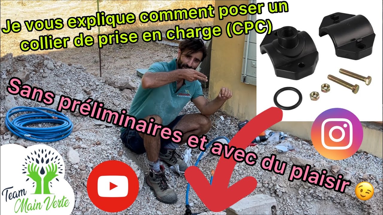 Comment installer un collier de prise en charge et atteindre l'extase en 3 min, raccord CPC plasson
