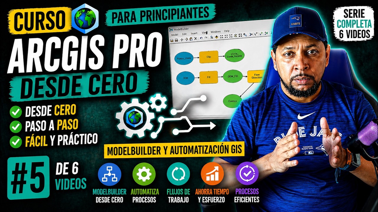ArcGIS Pro desde CERO (Parte 5): Introducción a ModelBuilder y automatización GIS