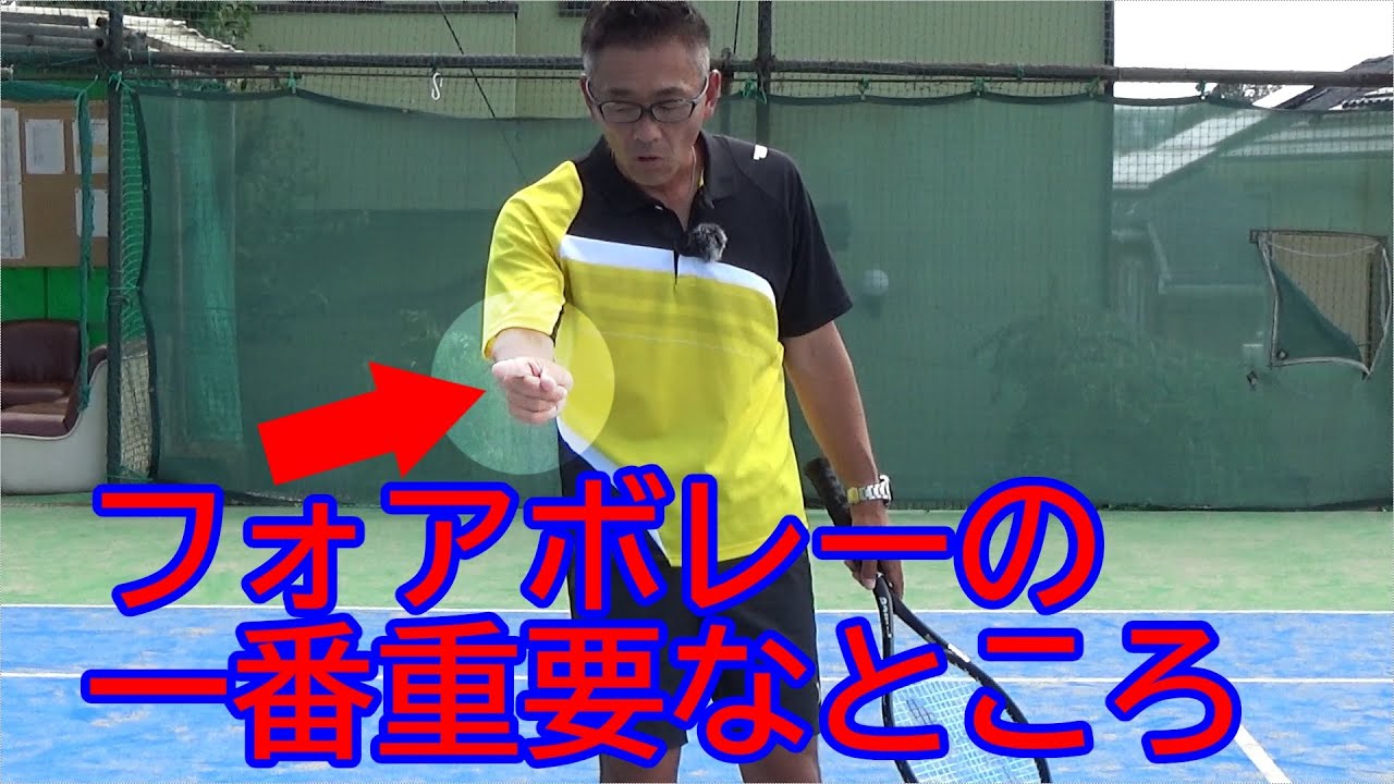 【テニス　フォアボレー】大事な基本を解説します。グリップの正しい握り方やラケットワークや練習方法をお伝えします。