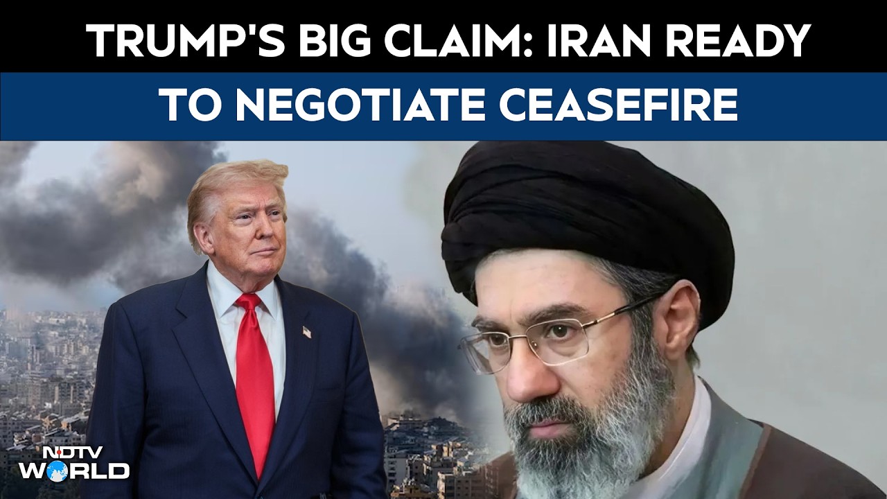 Donald Trump News | Trump Claims Iran Ready For Ceasefire But Says ‘No Deal Yet’