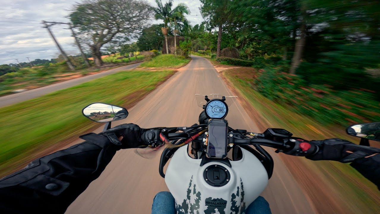 ESTRADA ABANDONADA DE HIMALAYAN 450 BRANCA