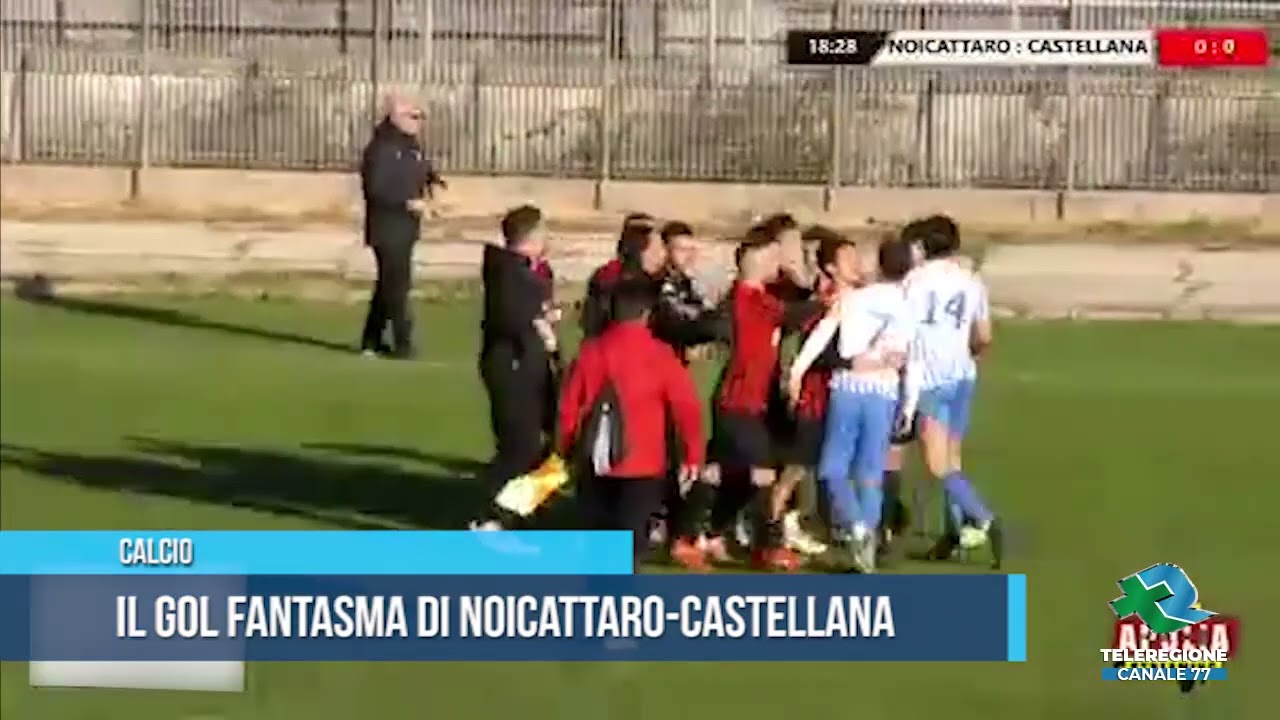 CALCIO Il gol fantasma di Noicattaro Castellana TG Teleregione 10 01 2023