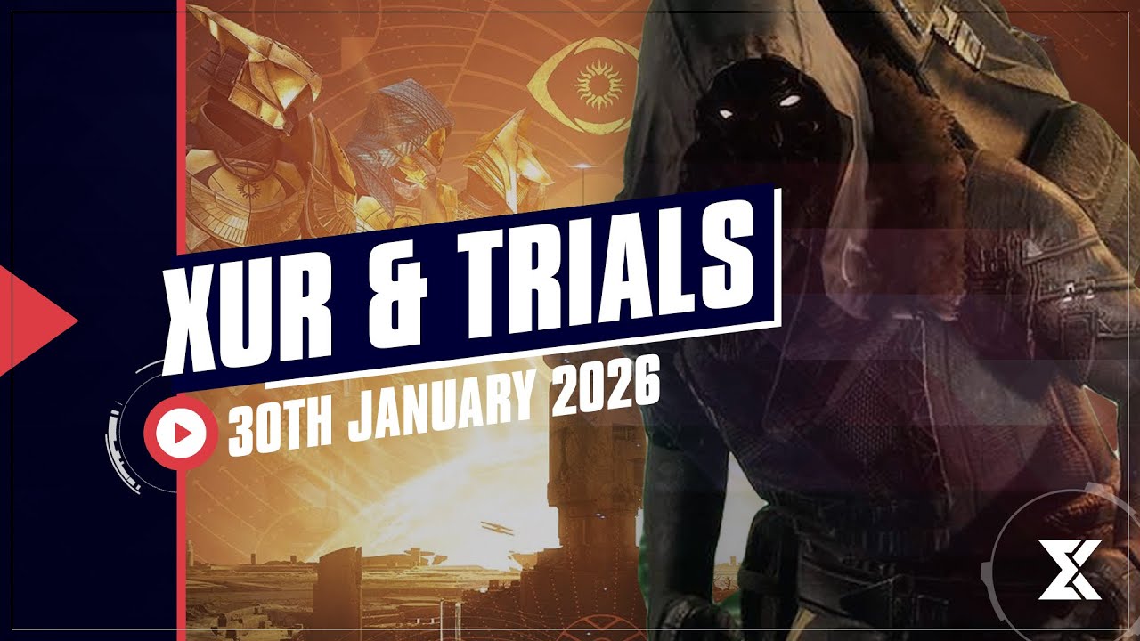 Xur has Lost Signal! Destiny 2 Xur Inventory plus Trials Map & Weapon (30th January 2026)