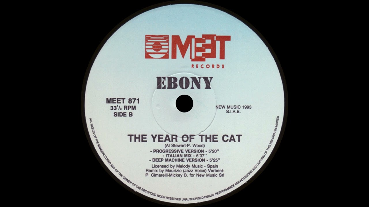 EBONY - The Year Of The Cat (Deep Machine Version) - #90s  #oldskool
