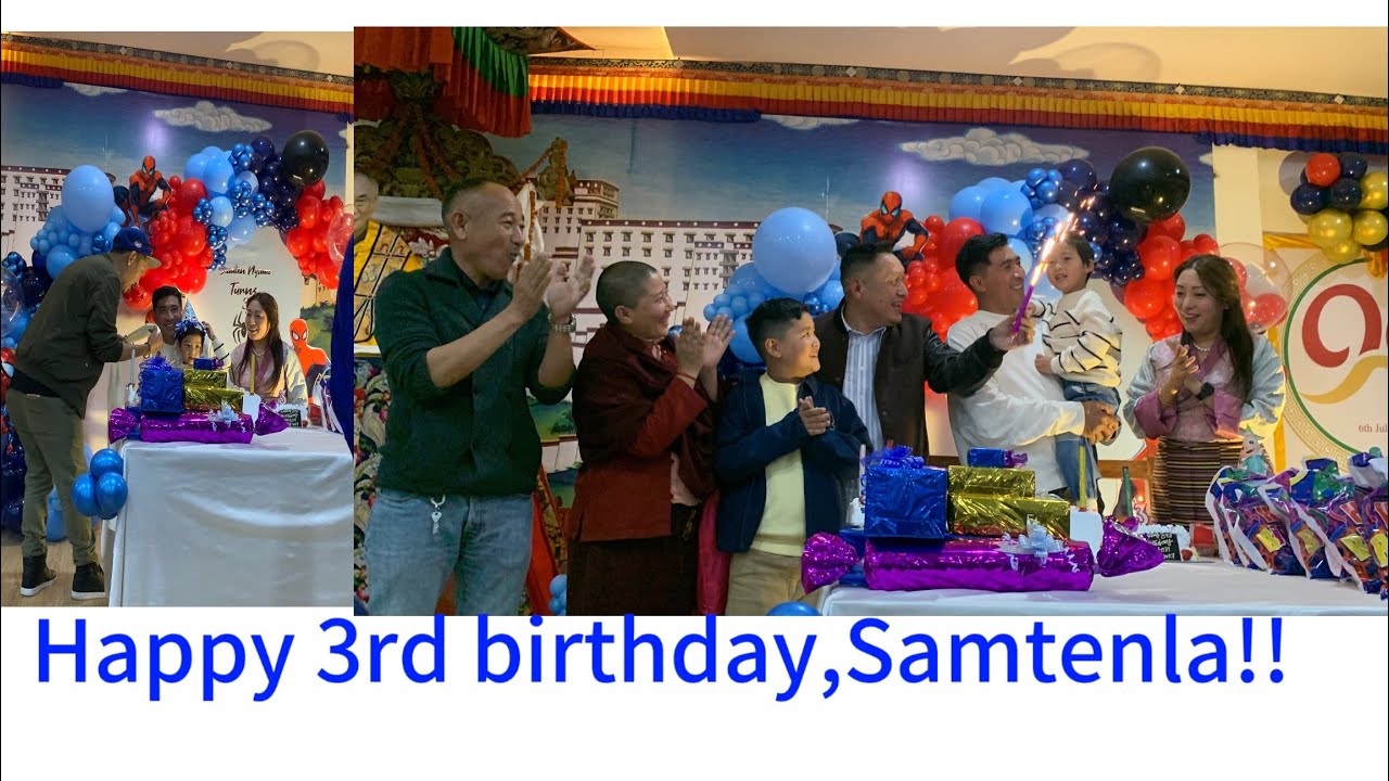 Little star Samtenla is 3!🎂