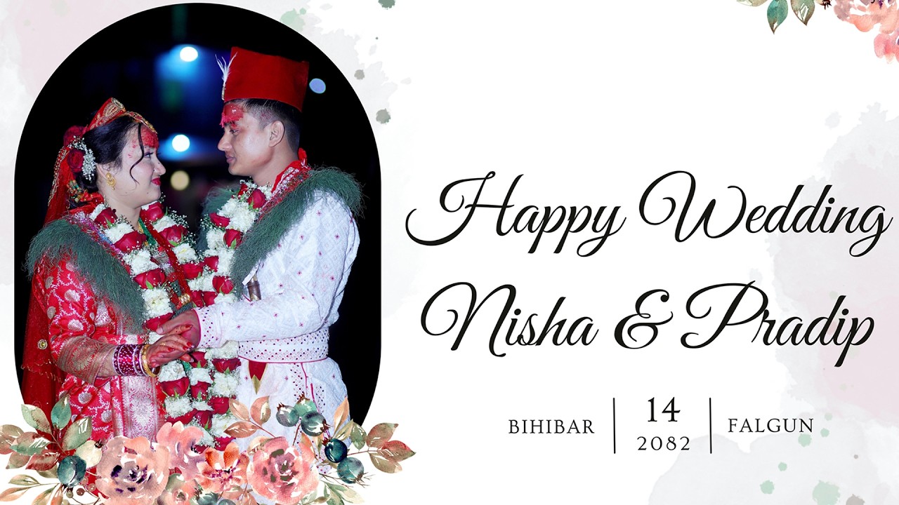 Nisha Weds Pradip Nepalese Bride Side Full Video