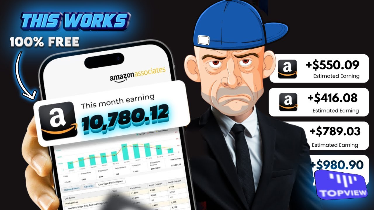 Я заработал 10 000 долларов за месяц с партнёрами Amazon, используя секретный инструмент искусств...