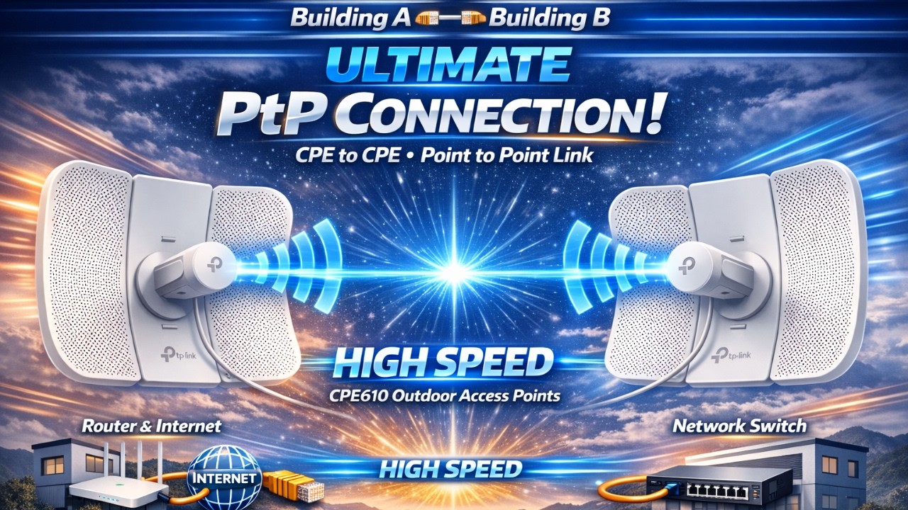 How to Setup TP-Link CPE610 Outdoor Access Point - Urdu/Hindi