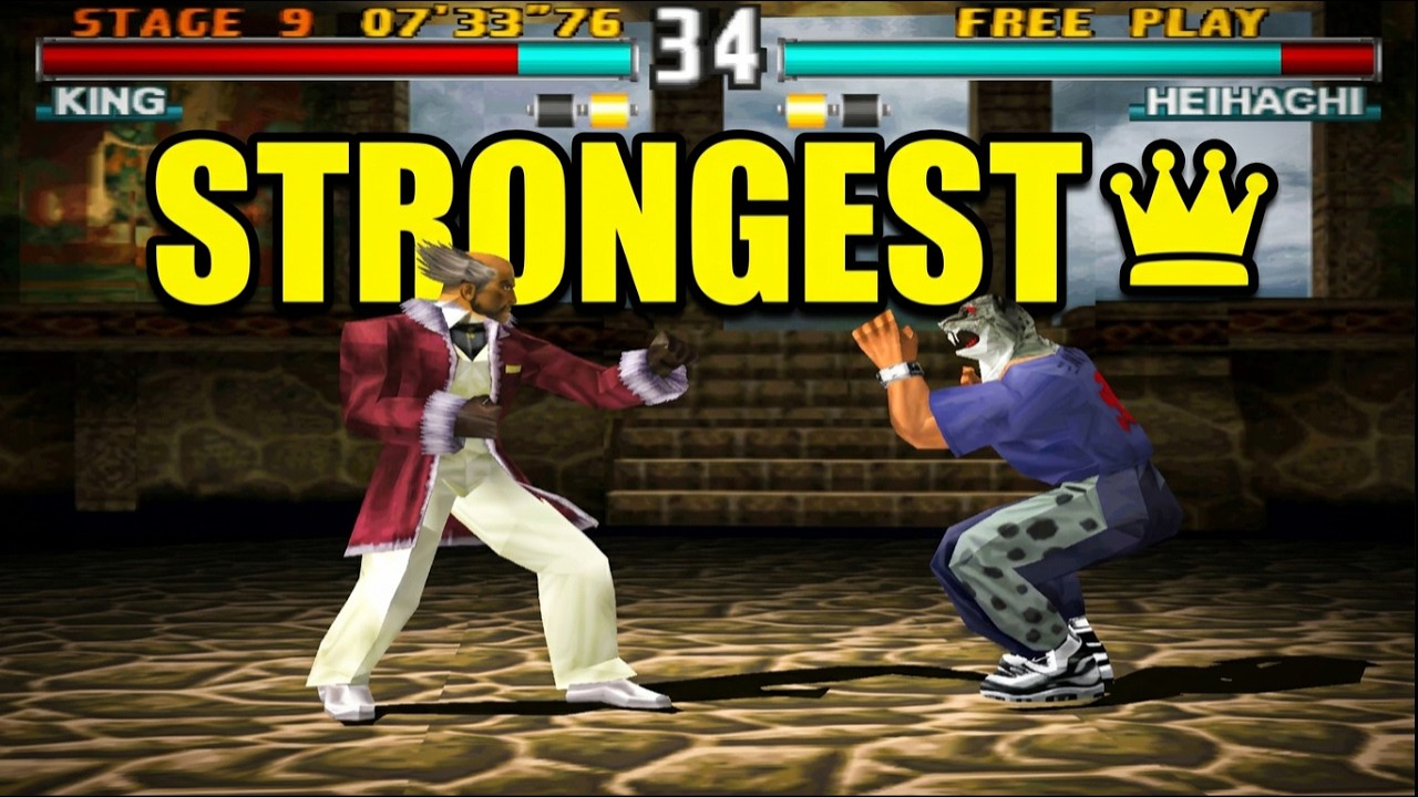 King Takes Down The Strongest Tekken 3 Fighters