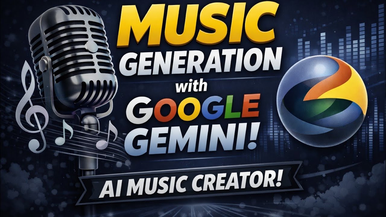 Gemini Music Generation Update 2026 | Create Any Music Instantly Inside Google Gemini| Lyria 3