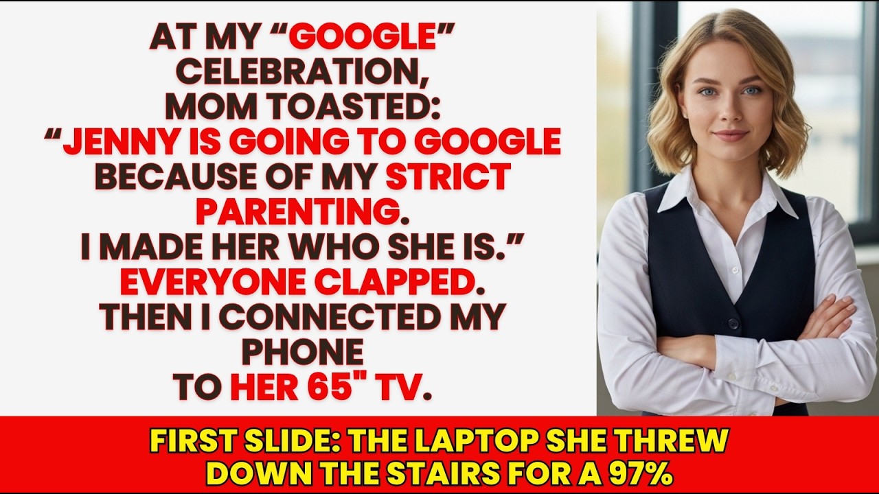 For a 97% My Mom Threw My Laptop Down the Stairs — Then Took Credit for My Google Job....