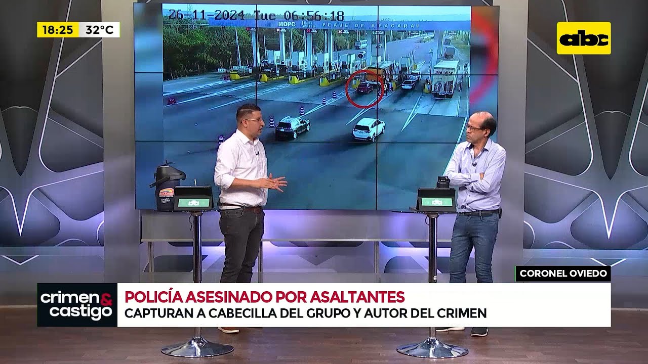 Así se logró capturar a los presuntos autores del robo y asesinato de un policía en Coronel Oviedo