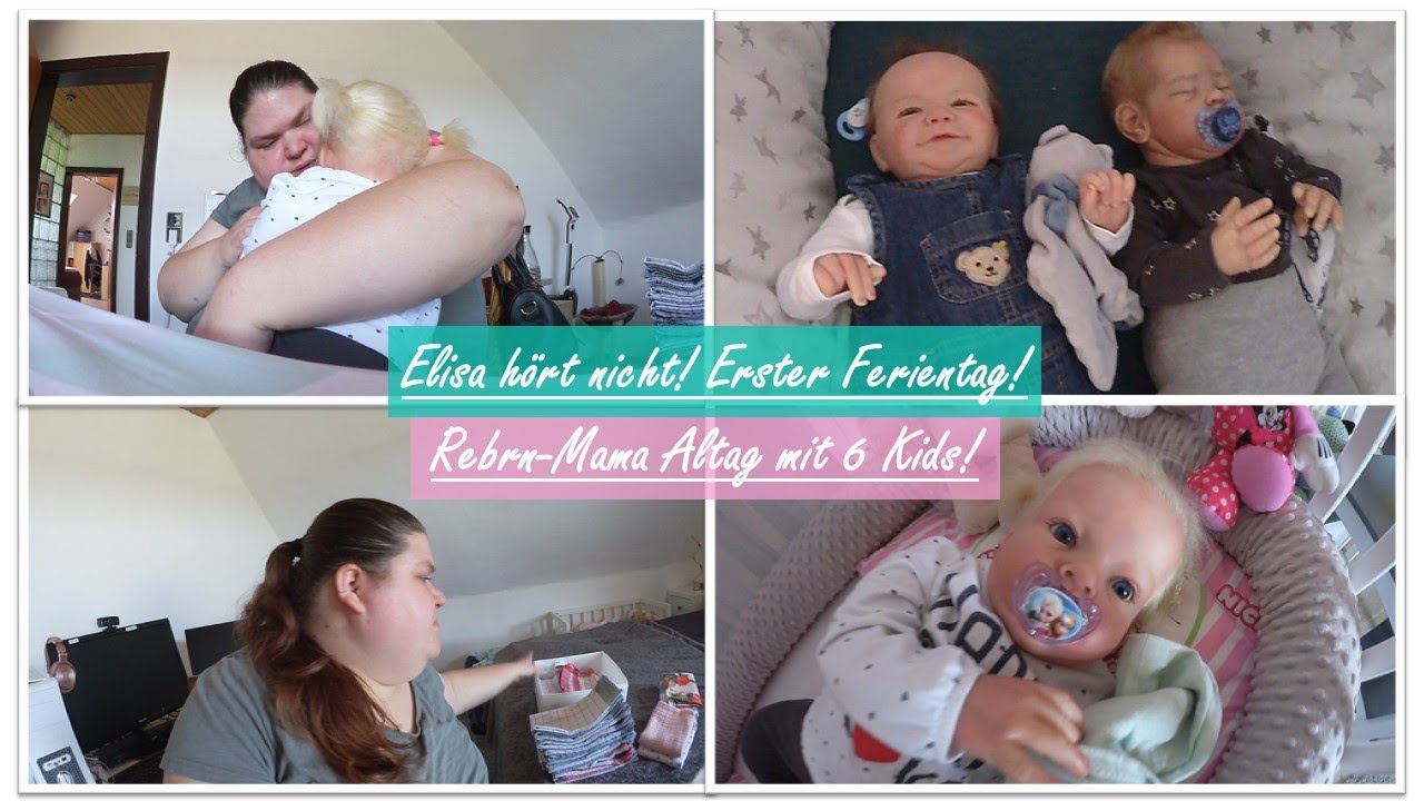 Elisa hört nicht! || Reborn-Mama Alltag mit 6 Kids! || Reborn Baby Deutsch || Little Reborn Nursery