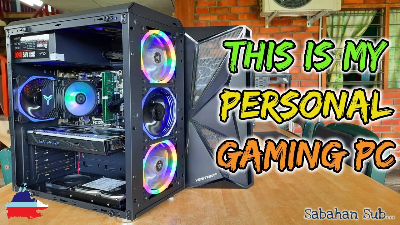 My Personal Budget Gaming Rig | Athlon X4 760K + Radeon Sapphire RX470 4GB... Sabahan Sub