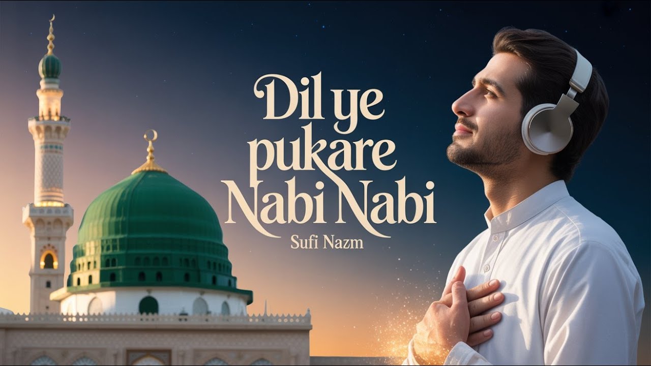 Dil Ye Pukare Nabi Nabi ﷺ | Ishq-e-Rasool Ki Sabse Pyari Nazm | Heart Touching | Sufi Nazm