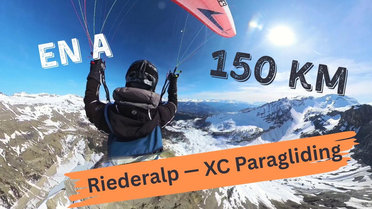 XC Paragliding — Riederalp | 150 km with an EN-A | SWING Miura RS