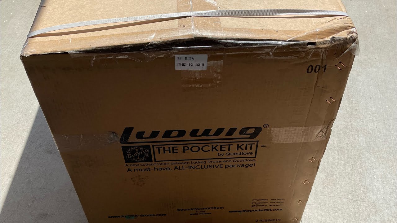 The pocket kit unboxing and demo. Questlove-Ludwig. #drumreview #ludwig #drumlessons #discovery