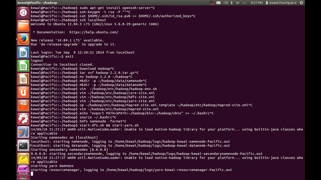 Hadoop Install & WordCount Demo
