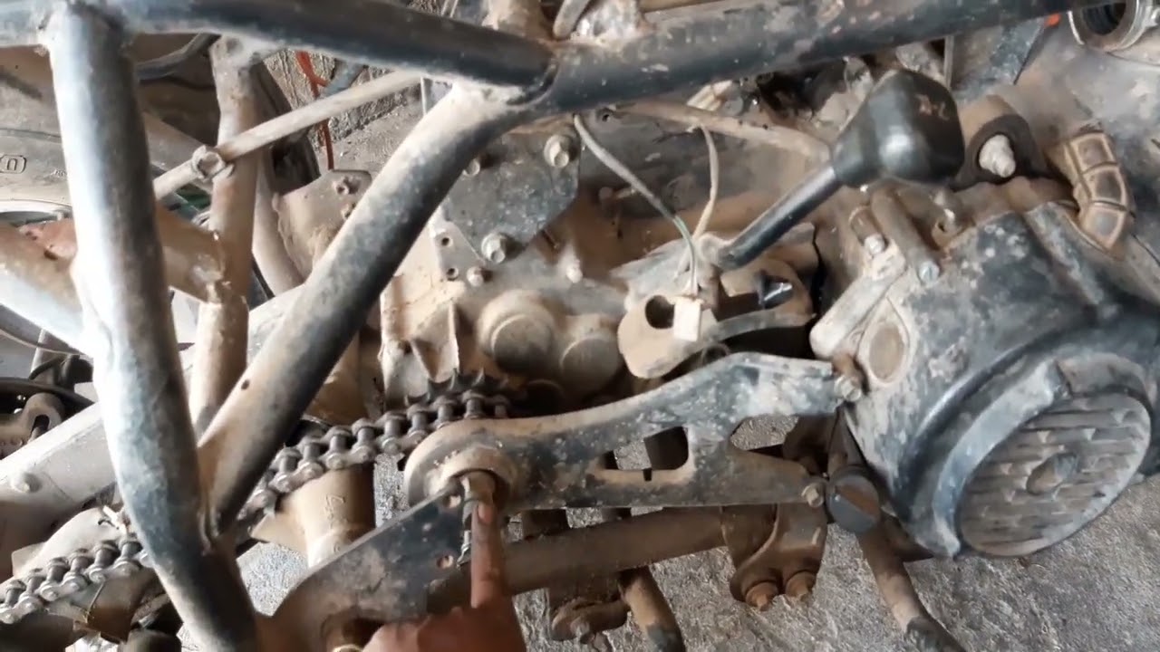 Como bajar el motor de la cuatrimoto atv150 italika