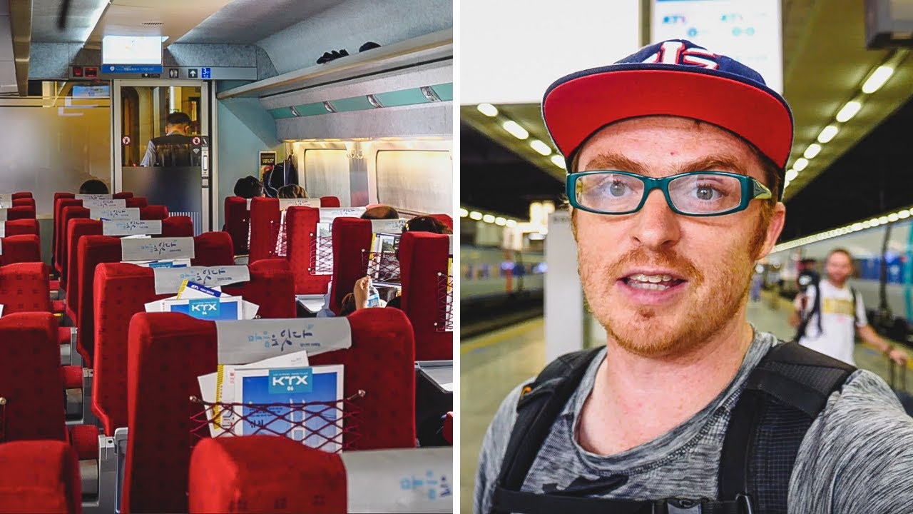 First Class KTX Train Journey Review: Travel From Busan to Seoul 🇰🇷 Epic Train Ride In South Korea 🚄