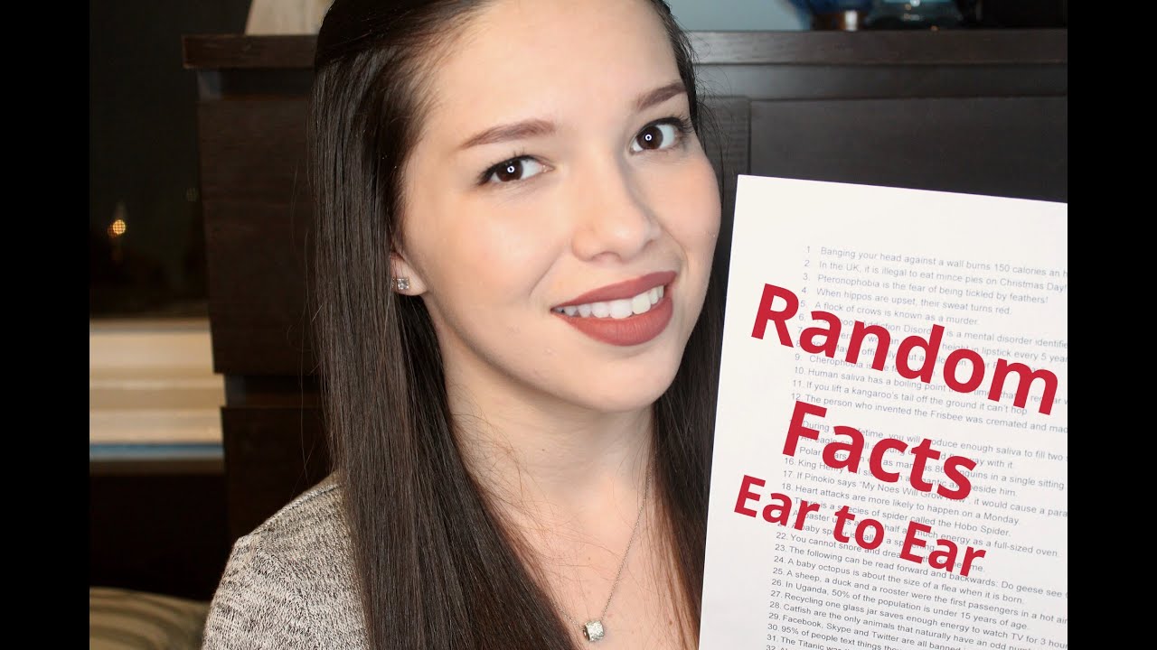 ASMR - Random Facts Whispered *Ear to Ear*