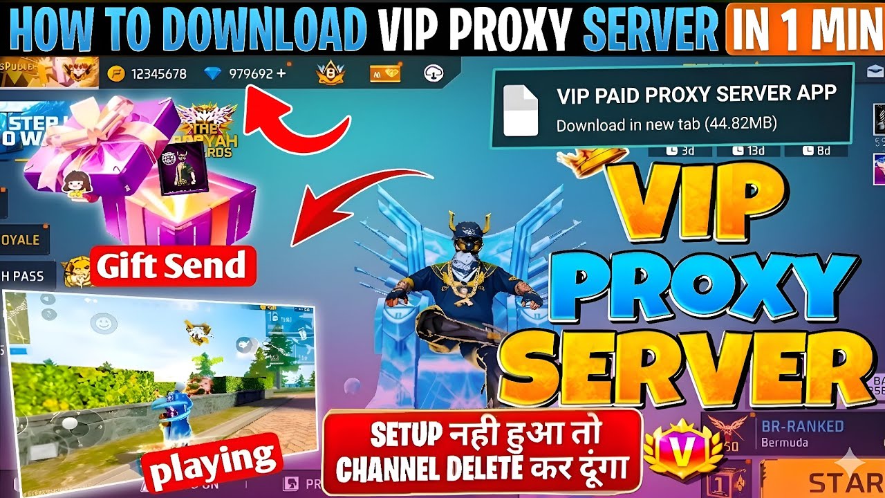How To Download OB53 Proxy Server In Free Fire 💯😱🔥 | Download Free Fire Vip Proxy Server in 1 Minute