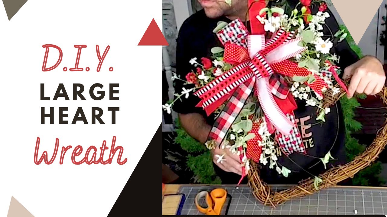 How to Make a DIY Grapevine Heart Door Hanger!  | DecoExchange Tutorial