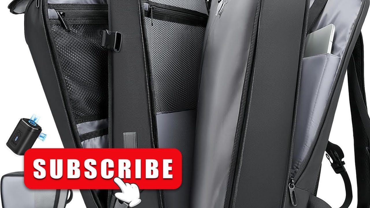 🎒 TANGCORLE Vacuum Seal Travel Backpack | Expandable & Space-Saving Tech!