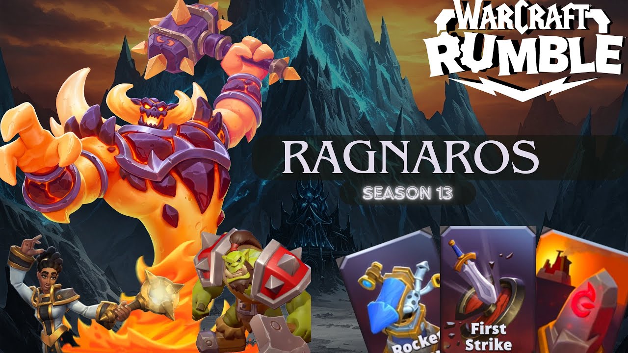 Warcraft Rumble PvP : Ragnaros with buffed Warsong Grunts | S13 Day 2