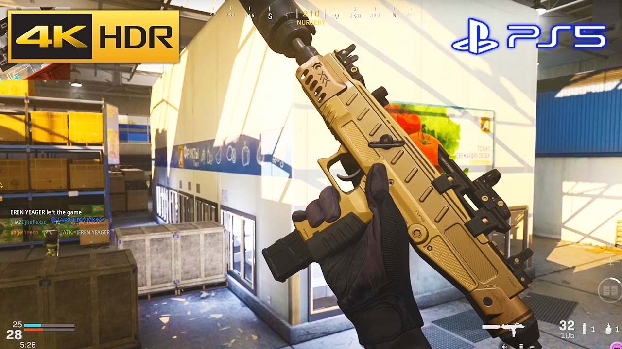 Call of Duty: Modern Warfare (UZI) Multiplayer Gameplay [No Commentary] RTX 4K
