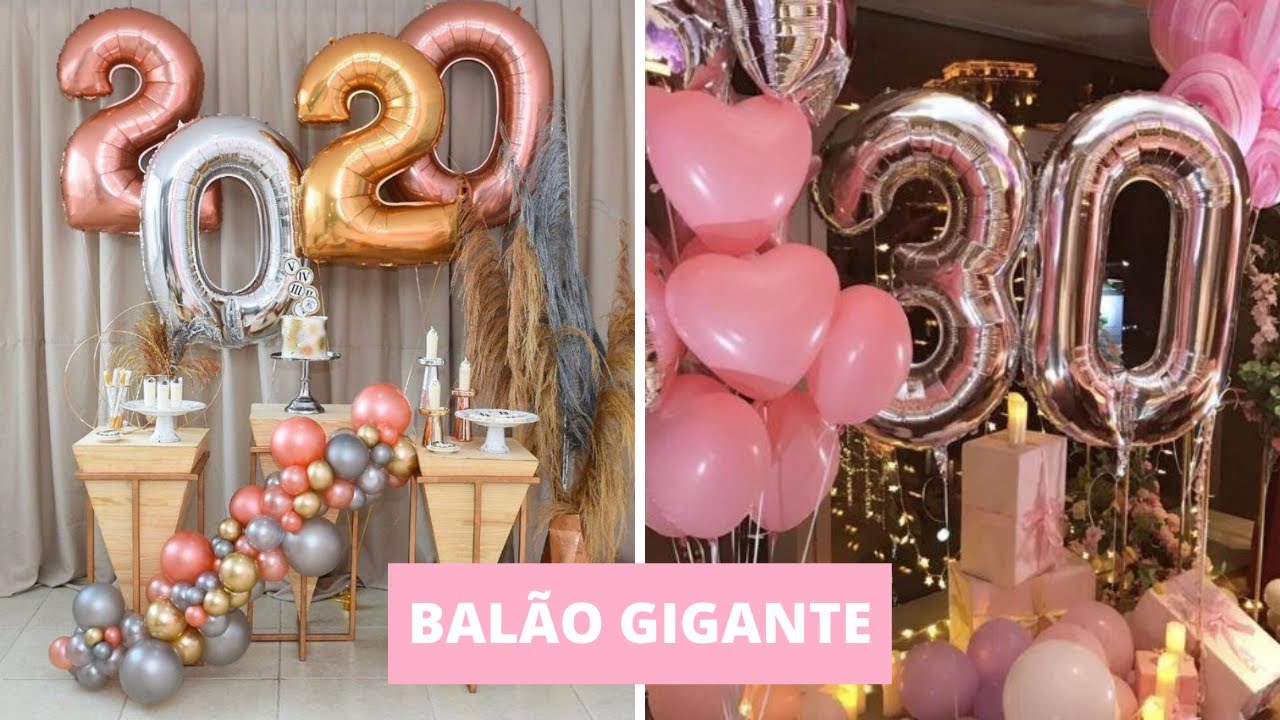 COMO ENCHER BALÃO DE NÚMERO GIGANTE