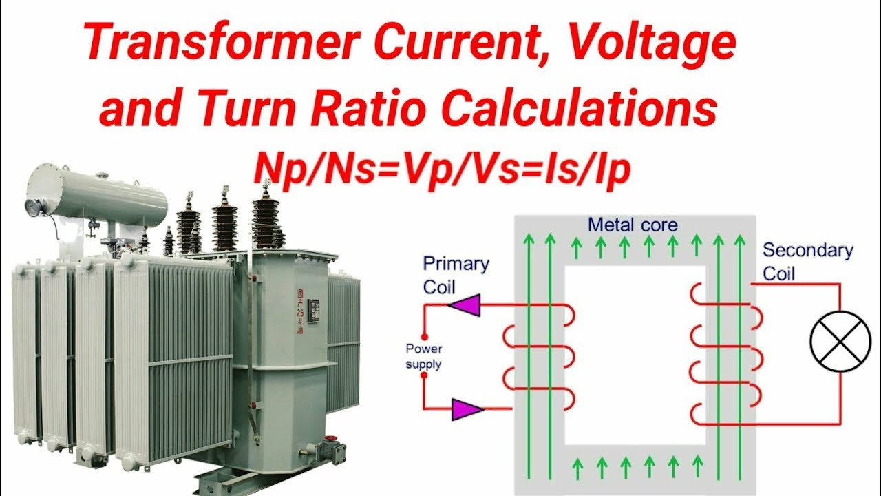 Transformer turns ratio Calculations, Transformer Volts Ratio Calculation