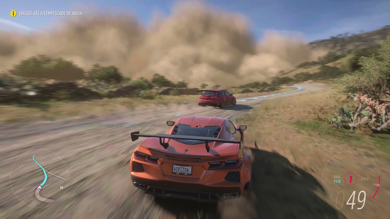 Forza Horizon 5 o início em 4k no xbox one X