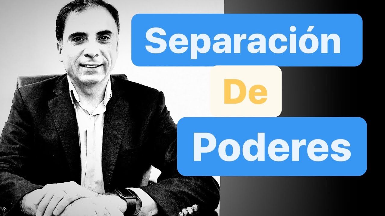 DIVISIÓN DE PODERES. Art. 1 Constitución Nacional Argentina. Derecho Constitucional