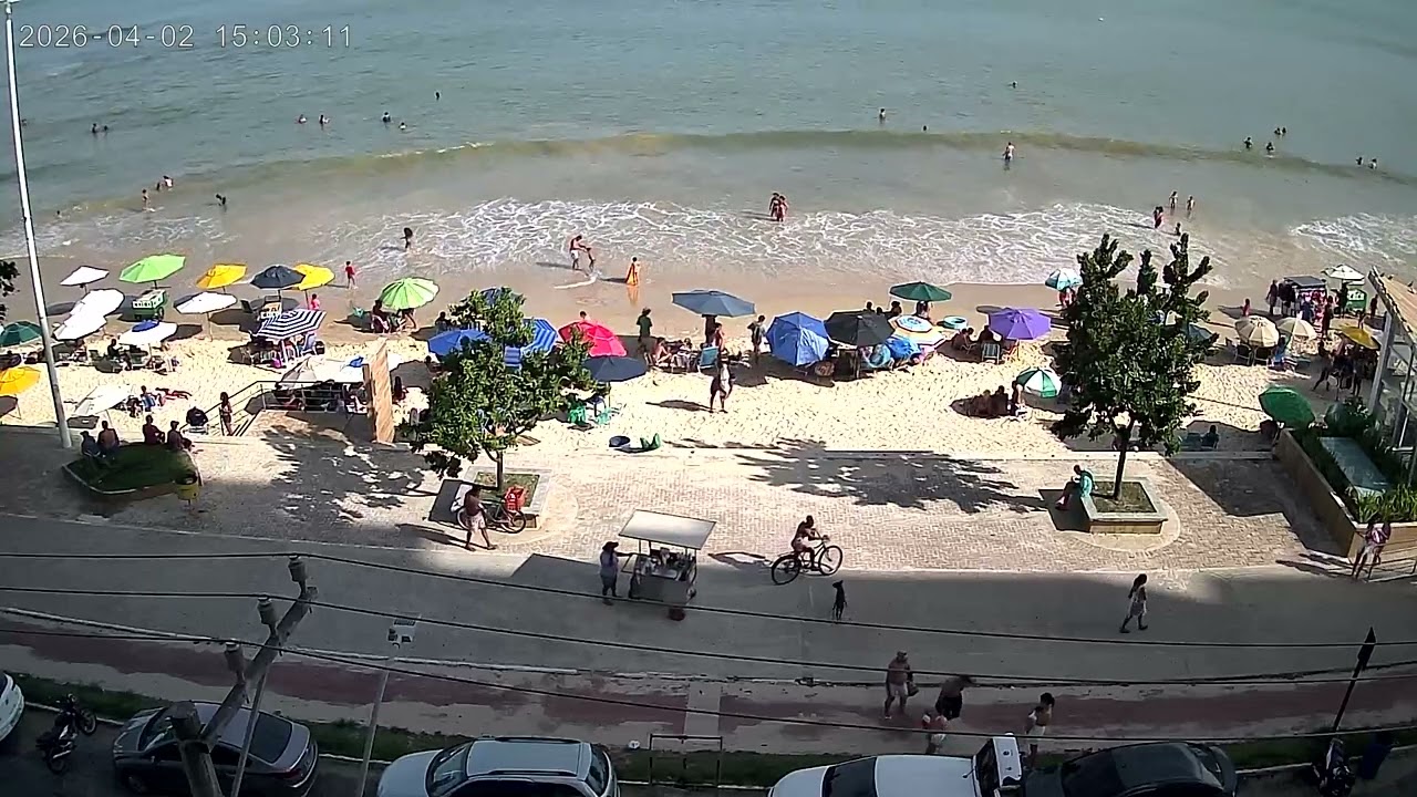🔵🏖️ Praia do Morro &mdash; Quinta-feira 02/04/2026 em Guarapari ES &agrave;s 15:00. C&Acirc;MERA FIXA