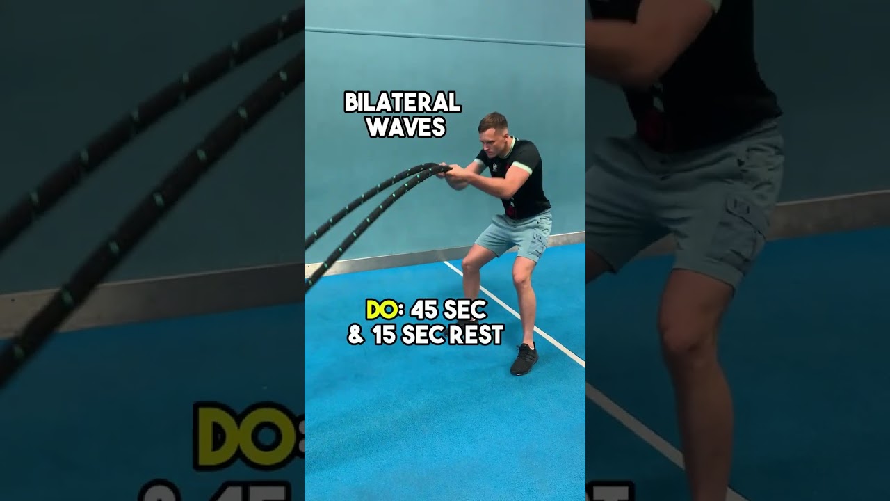 The Battle Ropes Workout You MUST Do For Boxing Cardio #shorts