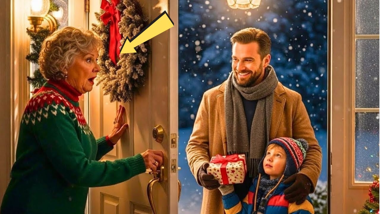 La Anciana Cenaba Sola… Hasta Que Un Padre Soltero Y Su Hijo Tocaron Su Puerta Pidiendo Cenar