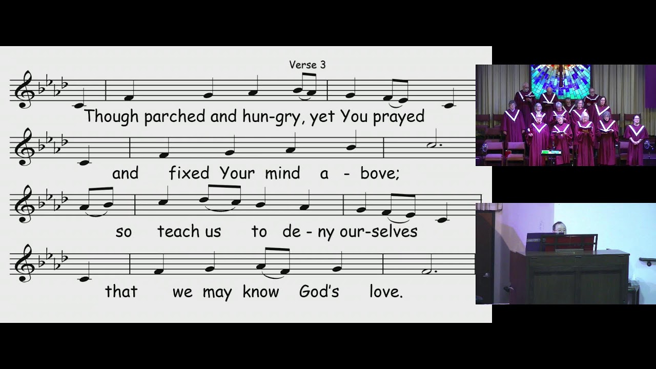 Sunday Service: RELC First Sunday in Lent - February 22nd, 2026