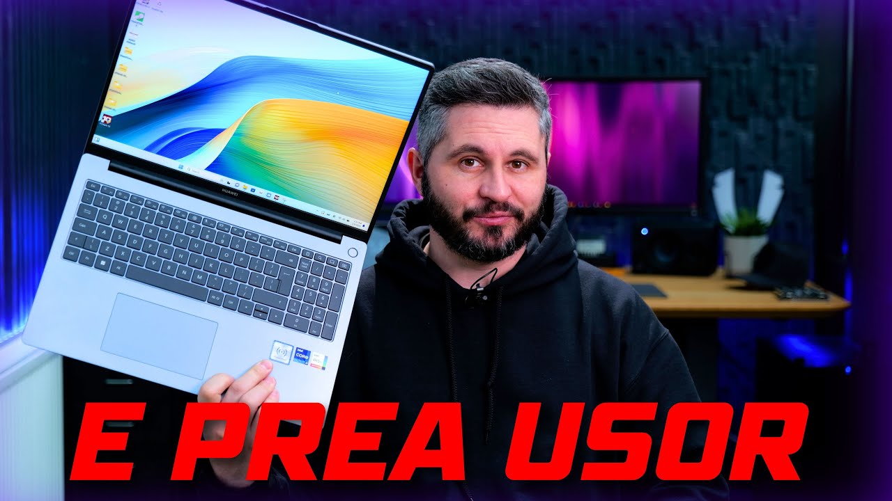 Cel mai ușor laptop cu i9 - HUAWEI MATEBOOK D16 (2024)