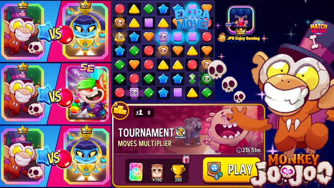 Moves Multiplier Tournament Prizes Legendary Booster Match Masters