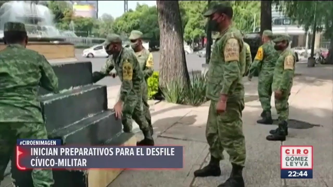 Comienzan preparativos para el desfile militar | Noticias con Ciro Gómez Leyva