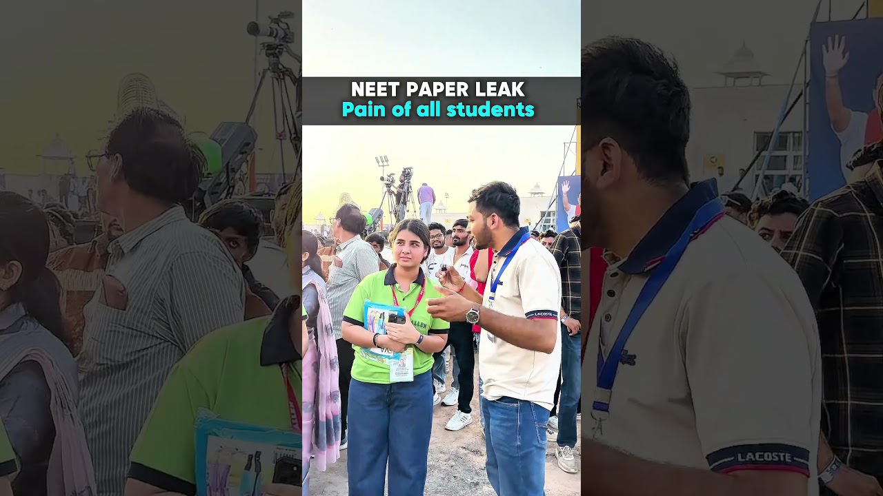 NEET Paper Leak Protest 😢 | Pain of Lakhs of Students | Kota Students Speak Out #short