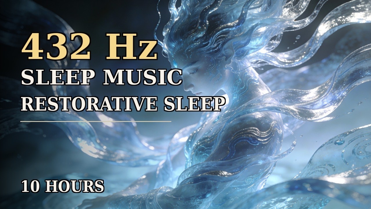 432 Hz Sleep Music-Restorative Sleep Soundscape 10 Hours