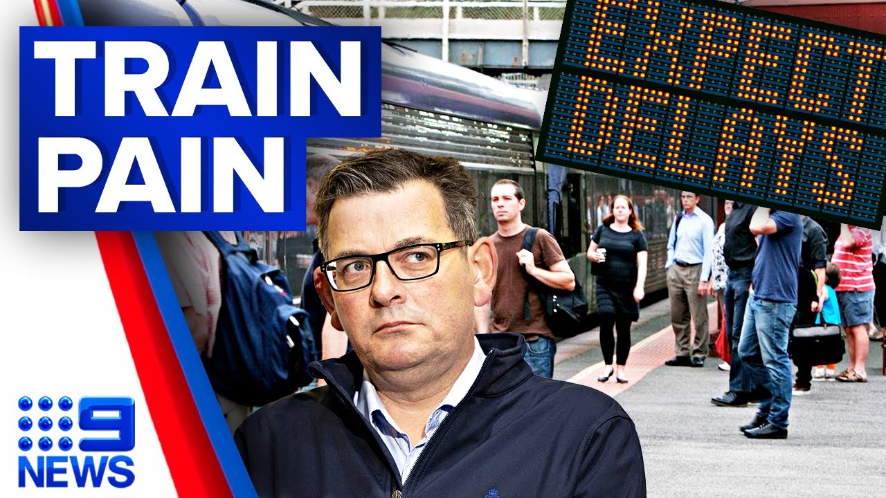 Commuters left stranded amid major delays across Victoria’s train network | 9 News Australia