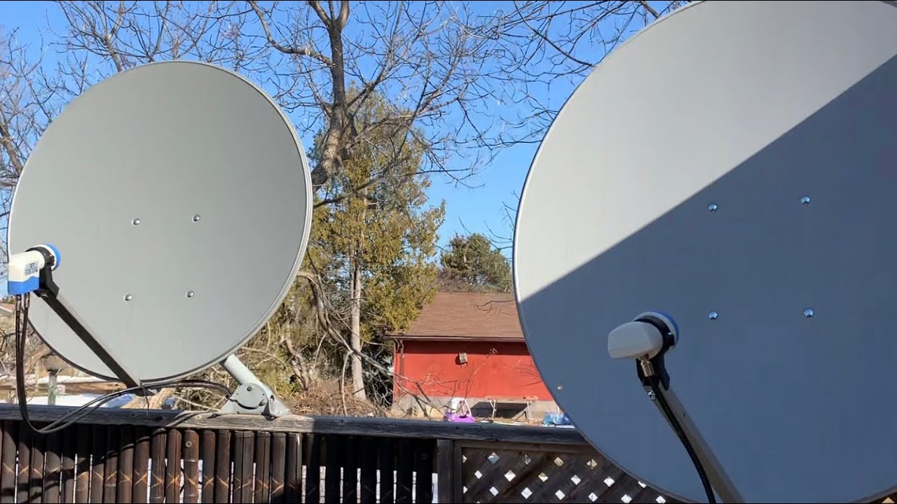 The kU Band Satellite Dishes I Use for Satellite TV