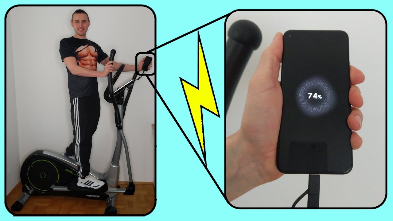 Mit einem Heimtrainer Strom erzeugen ⚡ Christopeit Sport Crosstrainer-Ergometer Eco 2000