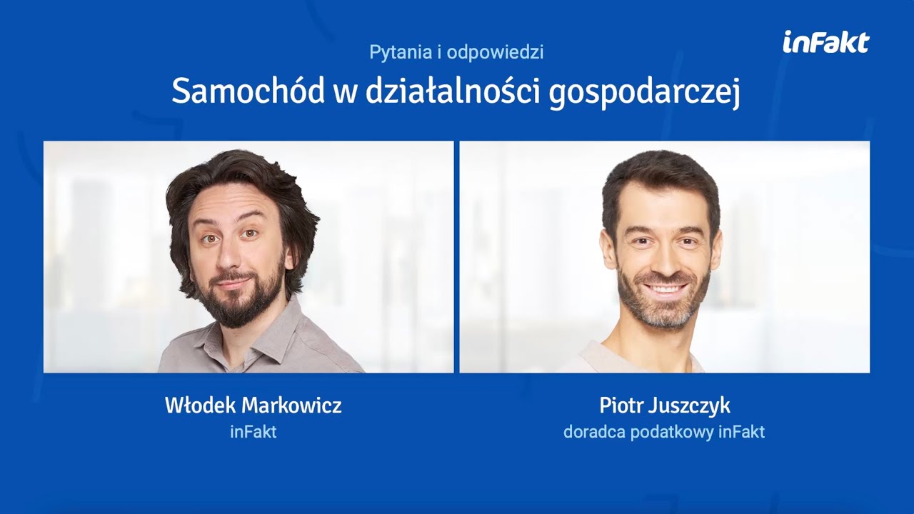 Samochód w działalności gospodarczej. Webinar z doradcą podatkowym